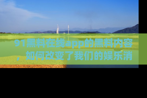 91黑料在线app的黑料内容,如何改变了我们的娱乐消费习惯?