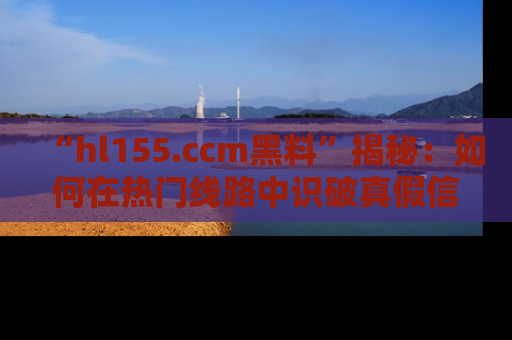 “hl155.ccm黑料”揭秘：如何在热门线路中识破真假信息