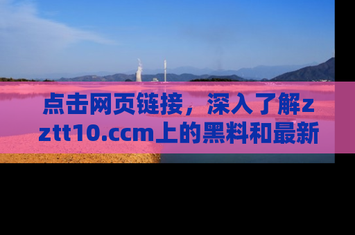 点击网页链接，深入了解zztt10.ccm上的黑料和最新消息！