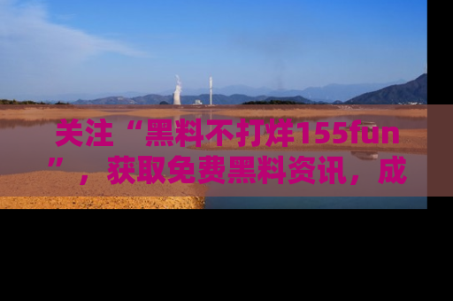 关注“黑料不打烊155fun”，获取免费黑料资讯，成为吃瓜达人不再难！