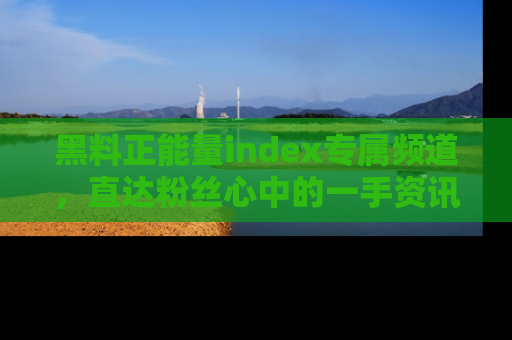黑料正能量index专属频道，直达粉丝心中的一手资讯！