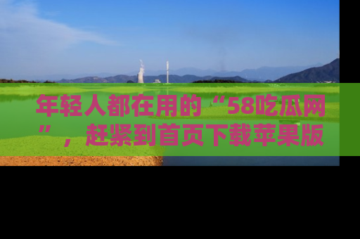 年轻人都在用的“58吃瓜网”，赶紧到首页下载苹果版吧！