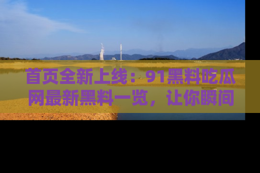 首页全新上线：91黑料吃瓜网最新黑料一览，让你瞬间掌握