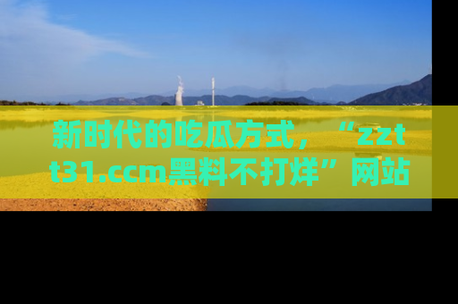 新时代的吃瓜方式，“zztt31.ccm黑料不打烊”网站为iOS用户带来惊喜