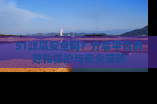 51吃瓜安全吗？分享平台的隐私保护与安全策略