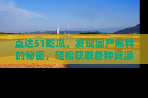 直达51吃瓜,发现国产黑料的秘密,轻松获取各种资源与资讯
